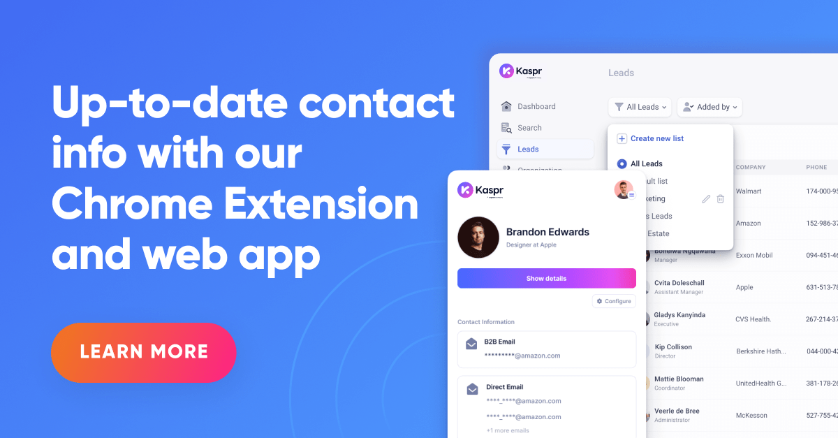 Kaspr website social-share preview image