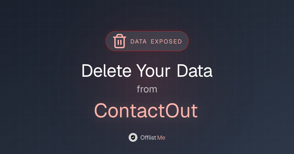 How to remove your data from ContactOut