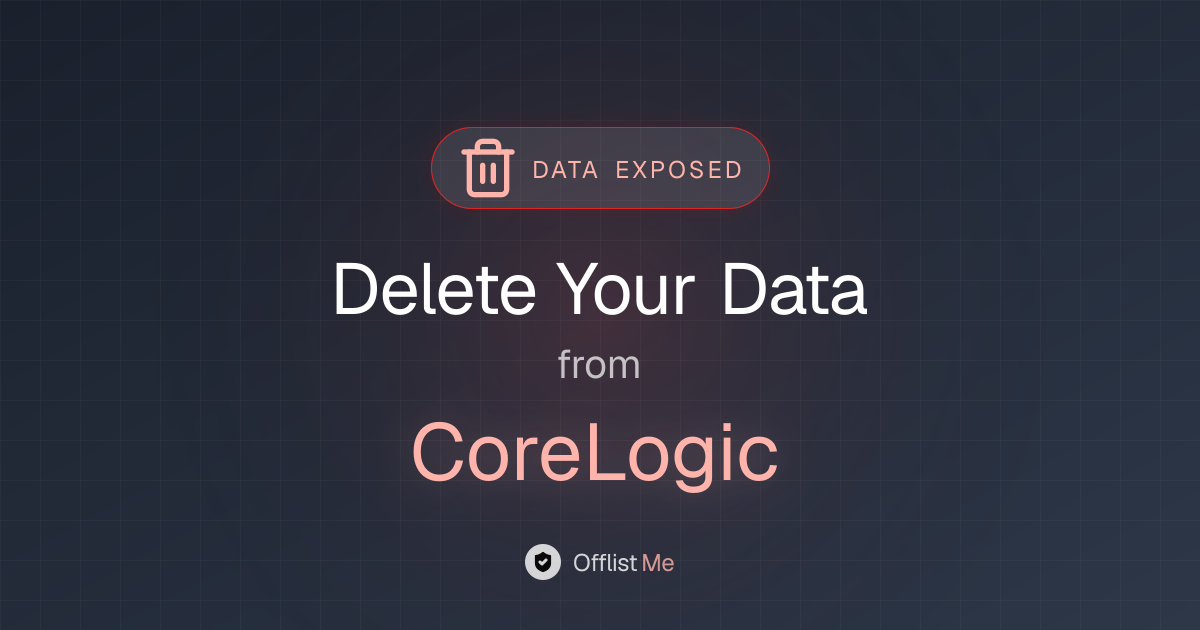 How to remove your data from CoreLogic