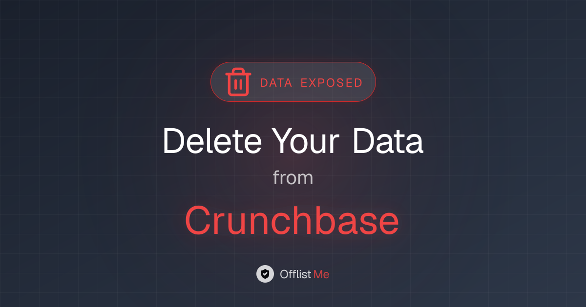 How to remove your data from Crunchbase