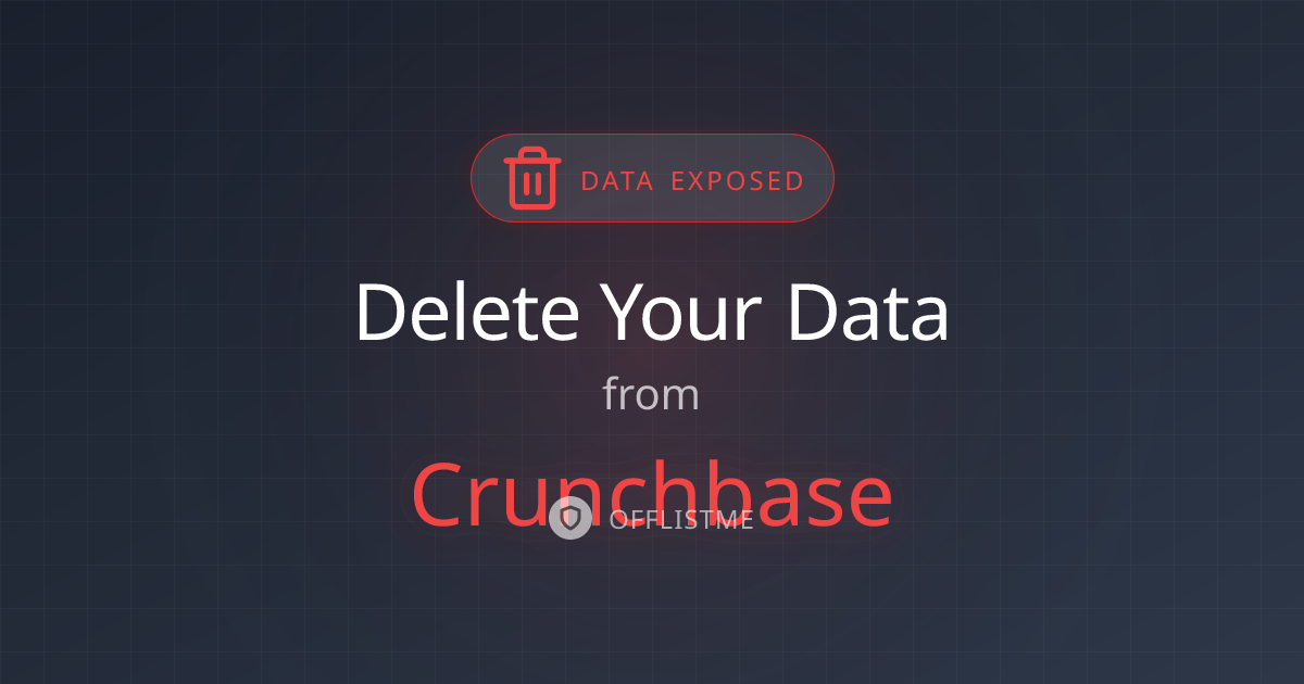 How to remove your data from Crunchbase