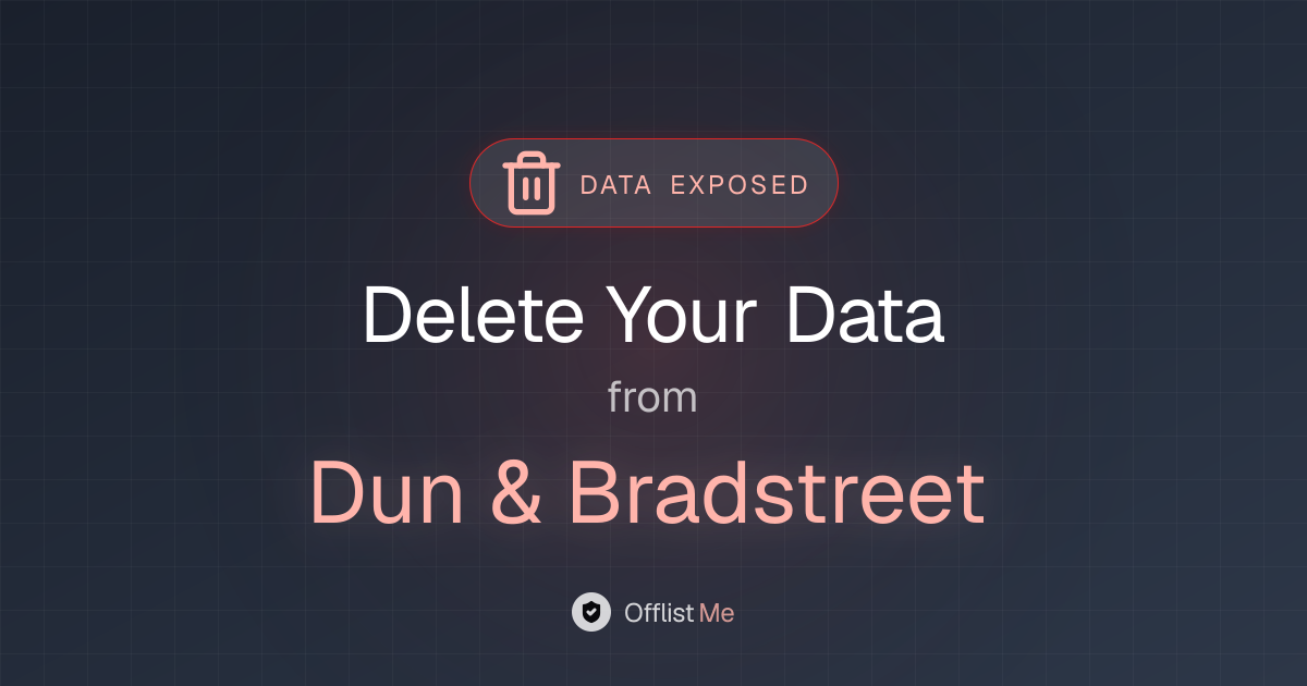 How to remove your data from Dun & Bradstreet