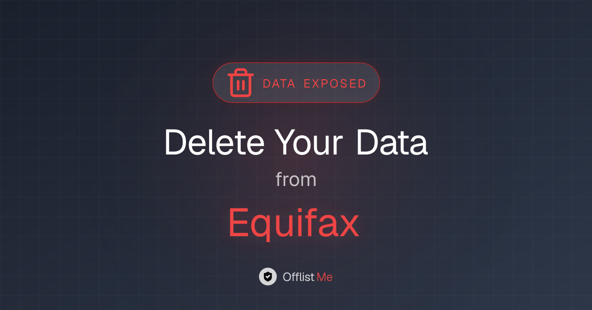 How to remove your data from Equifax