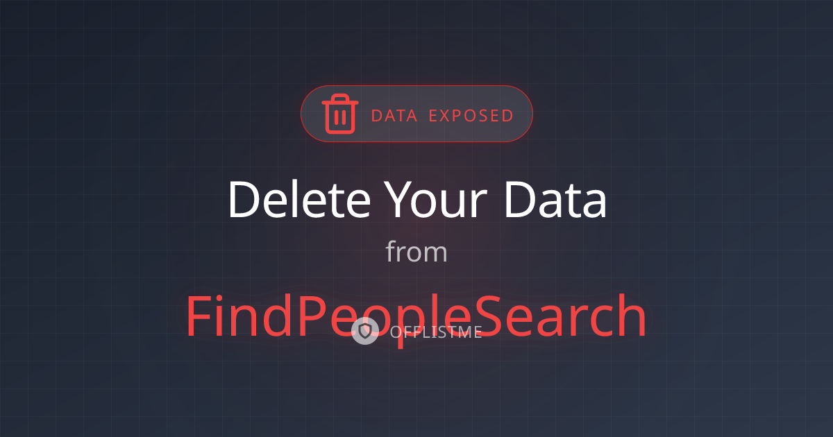 How to remove your data from FindPeopleSearch