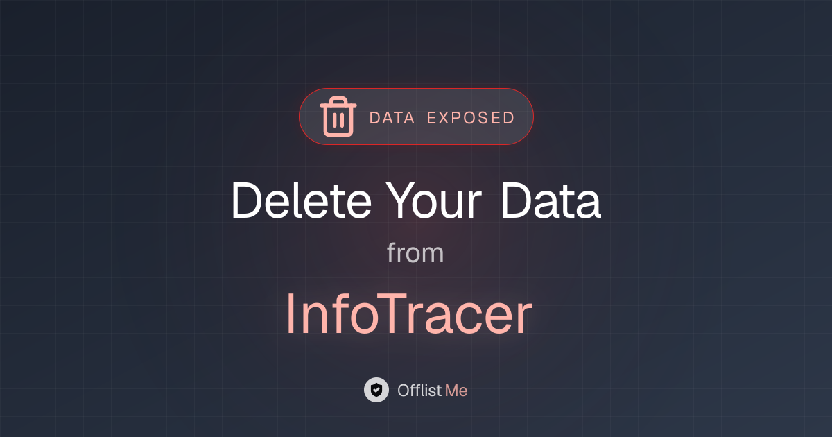 How to remove your data from InfoTracer