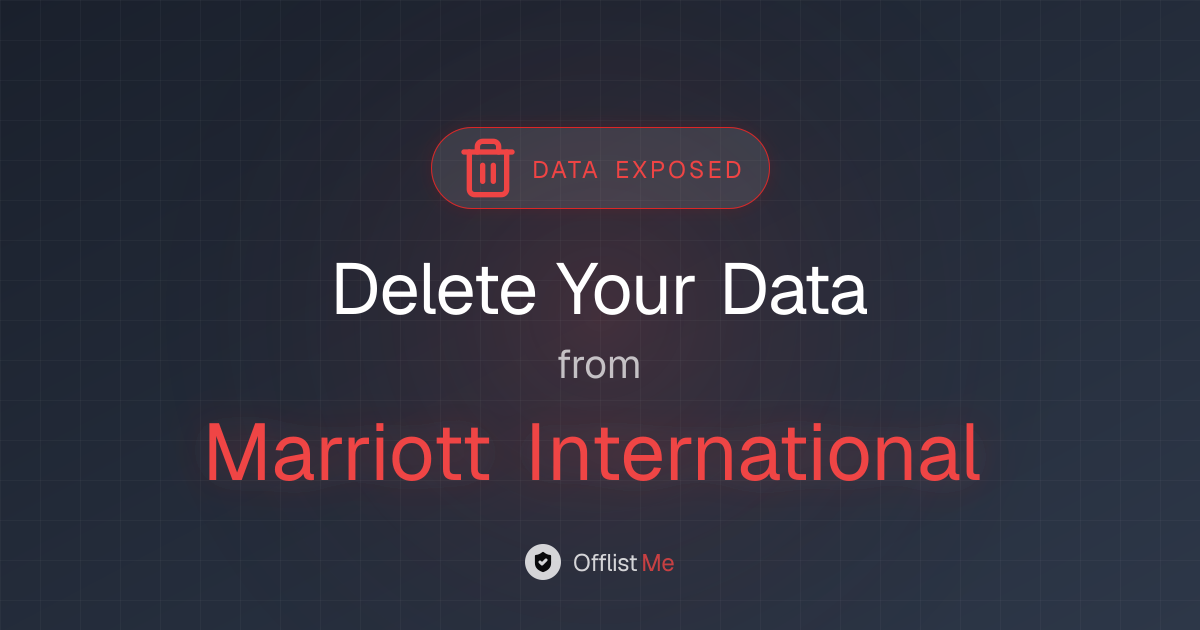 How to remove your data from Marriott International