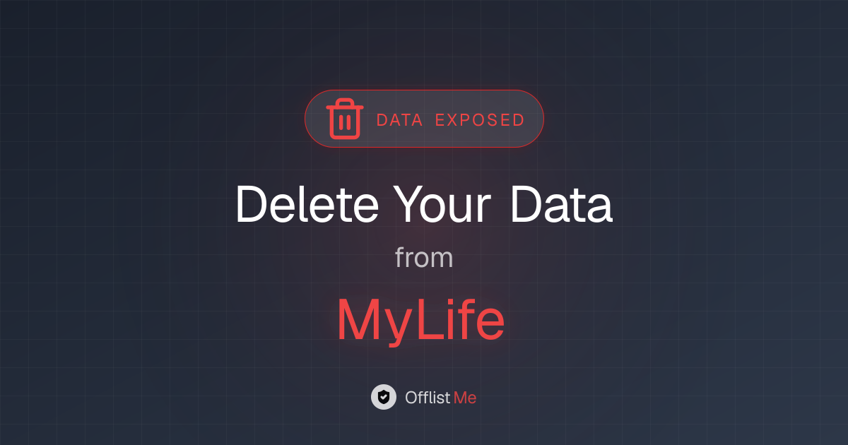 How to remove your data from MyLife