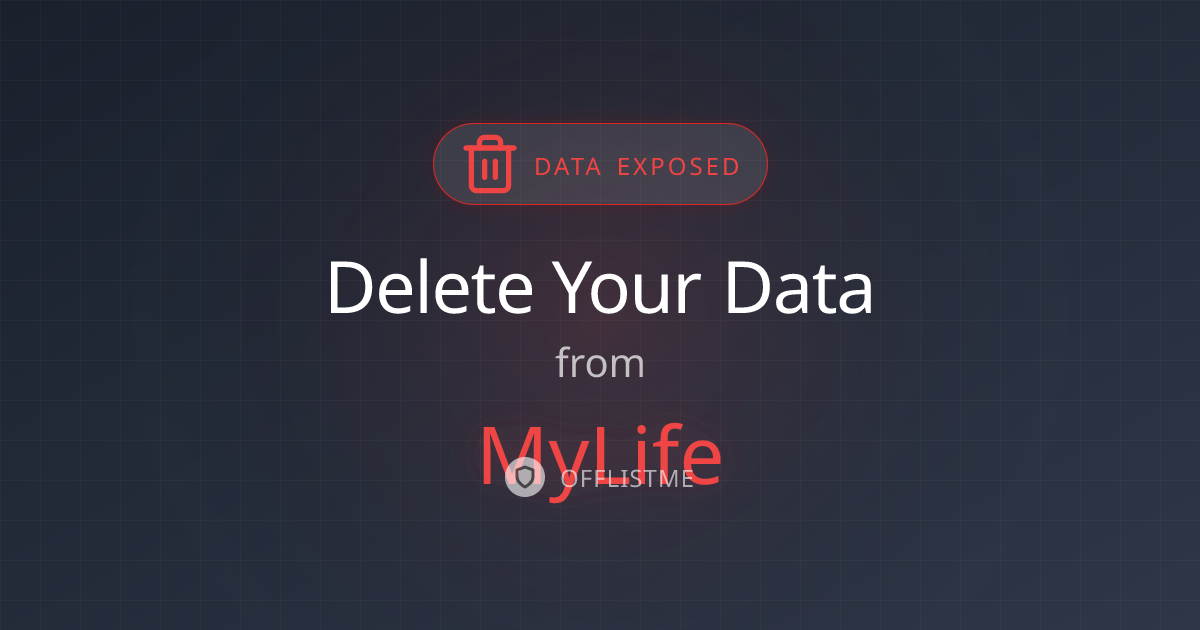 How to remove your data from MyLife