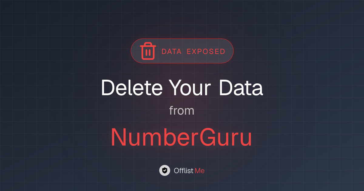 How to remove your data from NumberGuru