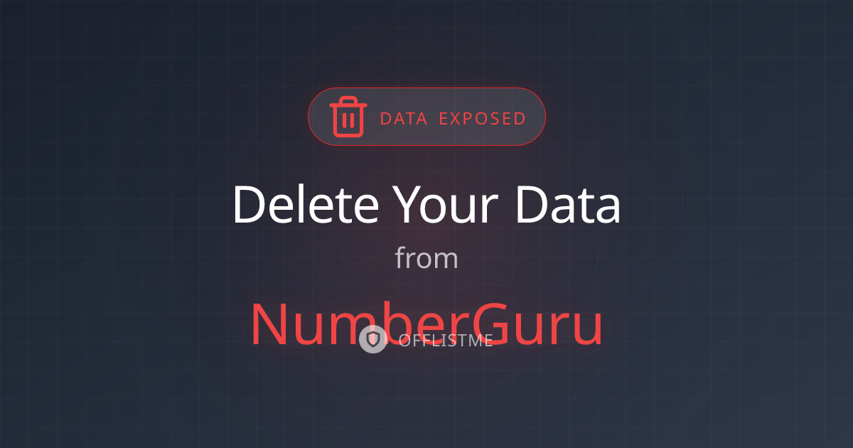 How to remove your data from NumberGuru