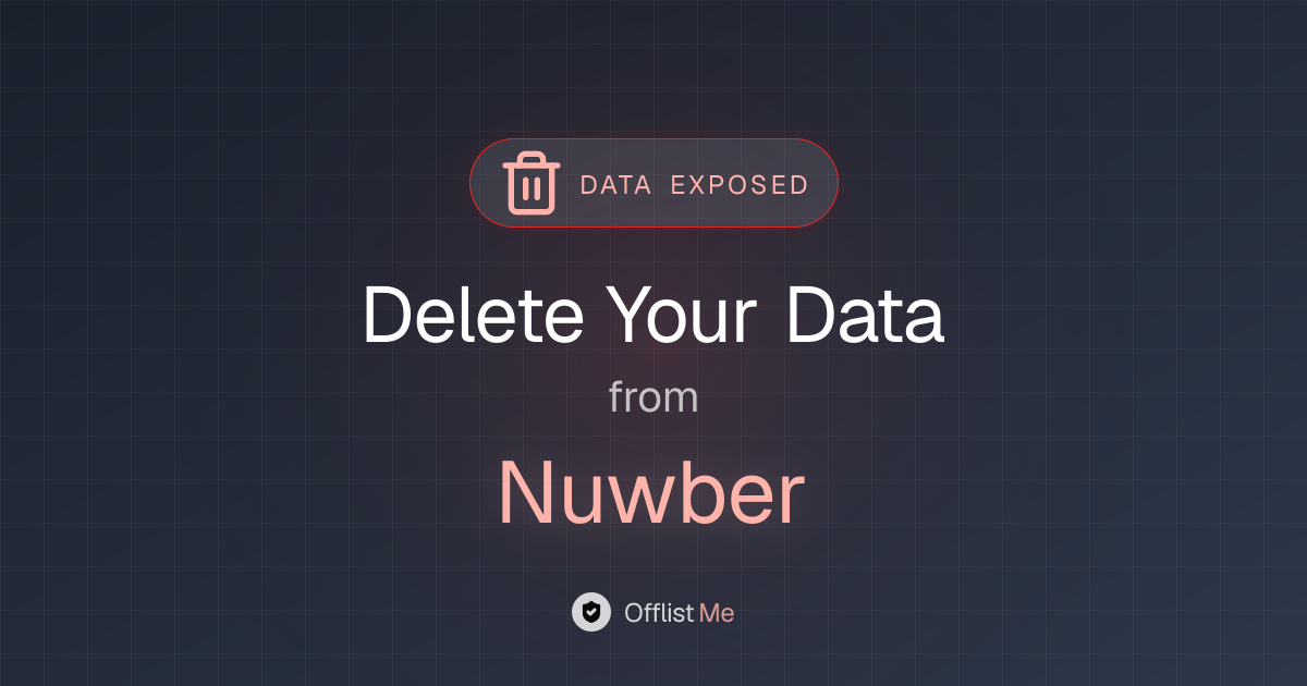 How to remove your data from Nuwber