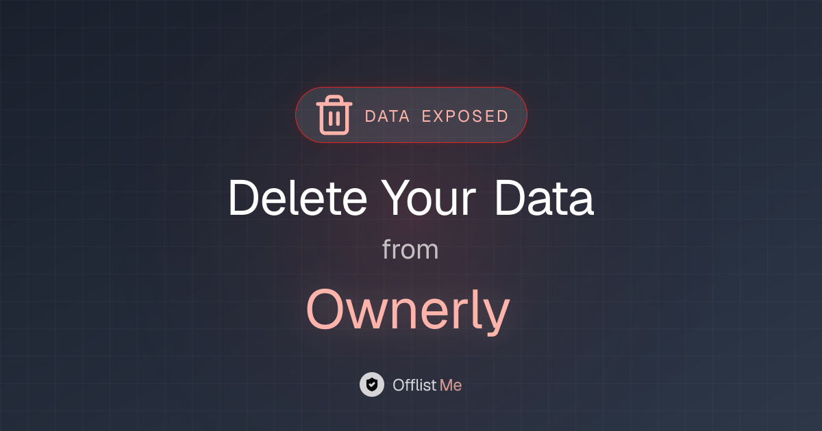 How to remove your data from Ownerly