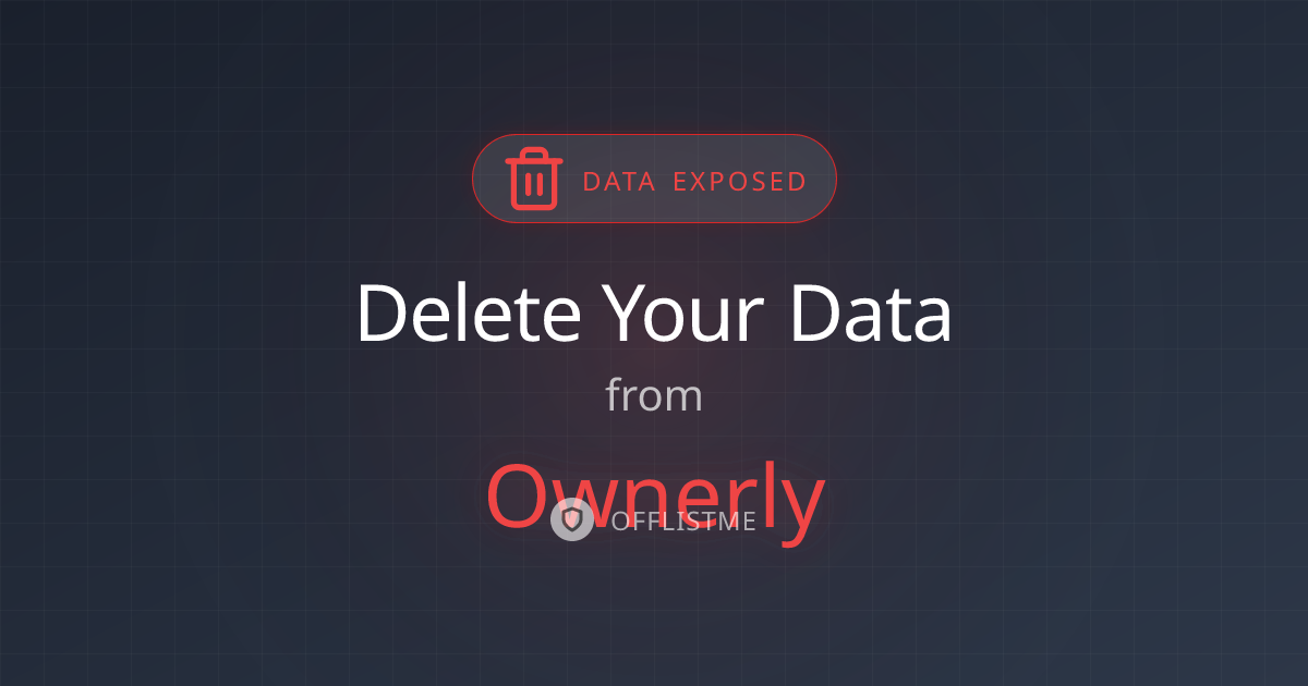 How to remove your data from Ownerly