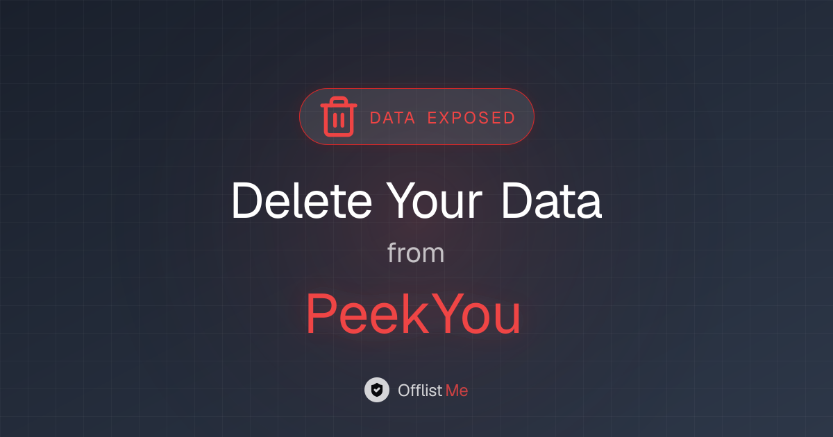How to remove your data from PeekYou