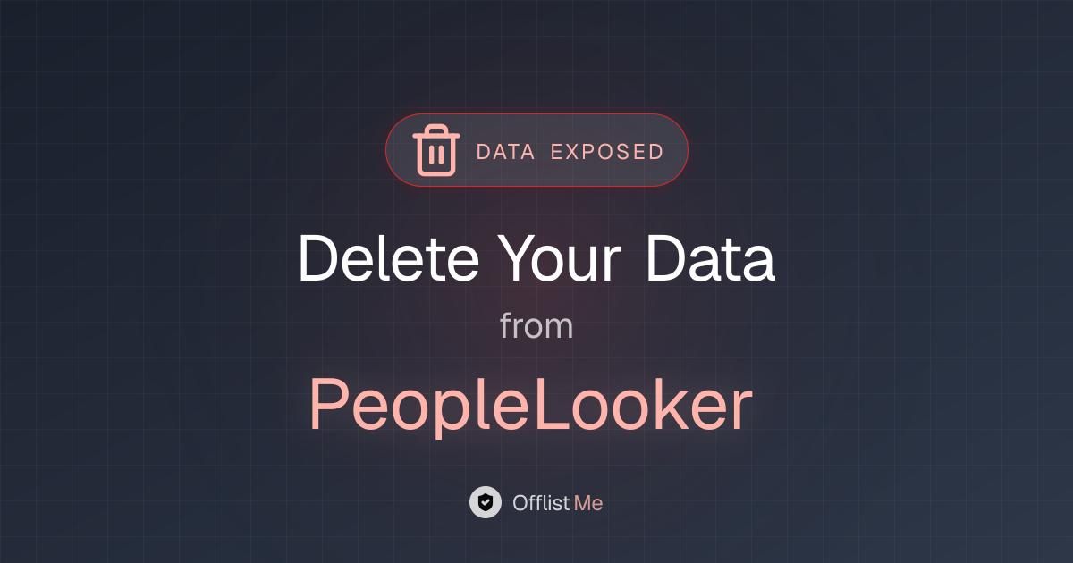 How to remove your data from PeopleLooker
