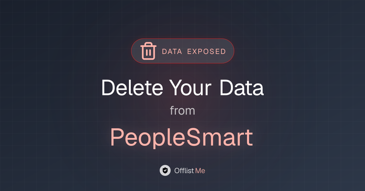 How to remove your data from PeopleSmart