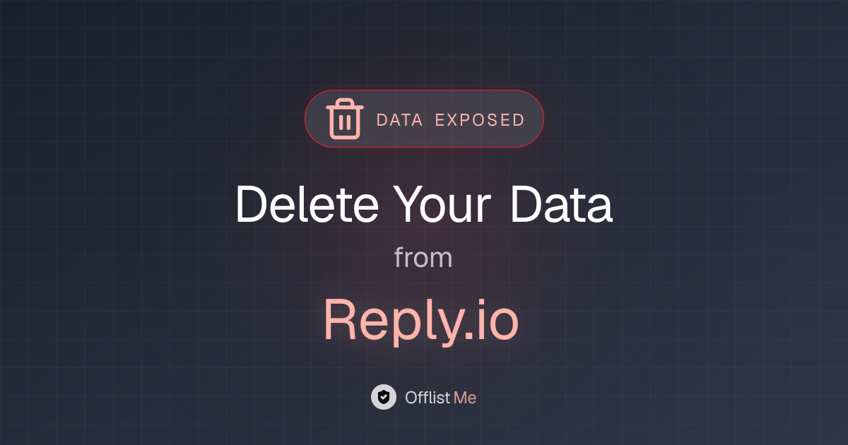 How to remove your data from Reply.io