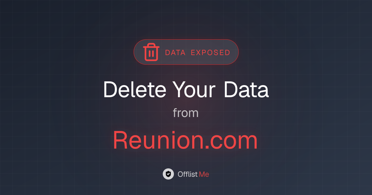 How to remove your data from Reunion.com