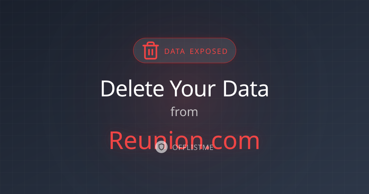 How to remove your data from Reunion.com