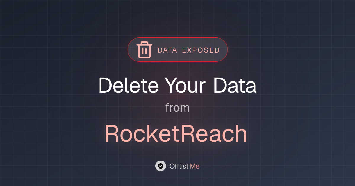 How to remove your data from RocketReach