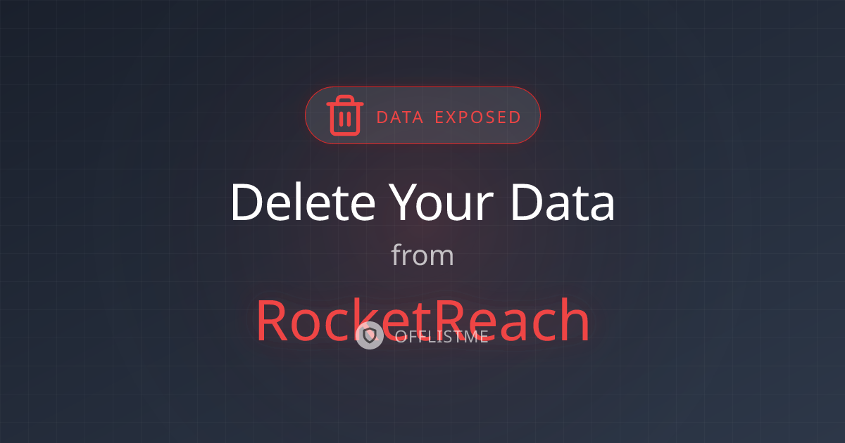 How to remove your data from RocketReach
