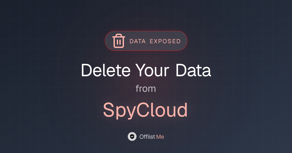 How to remove your data from SpyCloud