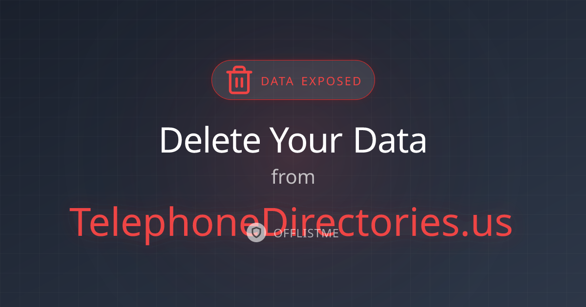 How to remove your data from TelephoneDirectories.us