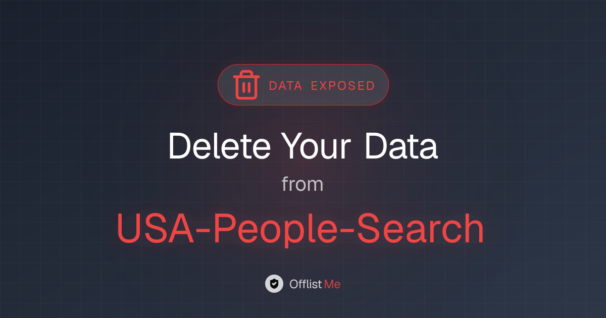 How to remove your data from USA-People-Search