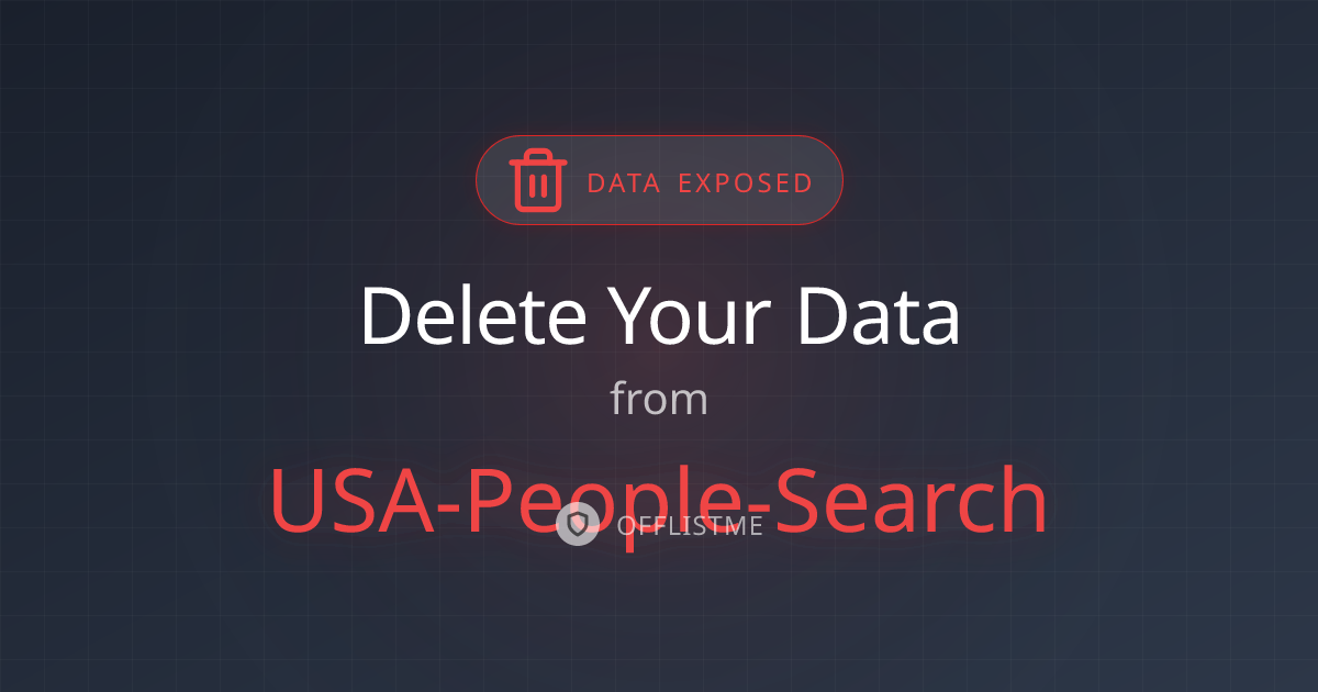 How to remove your data from USA-People-Search