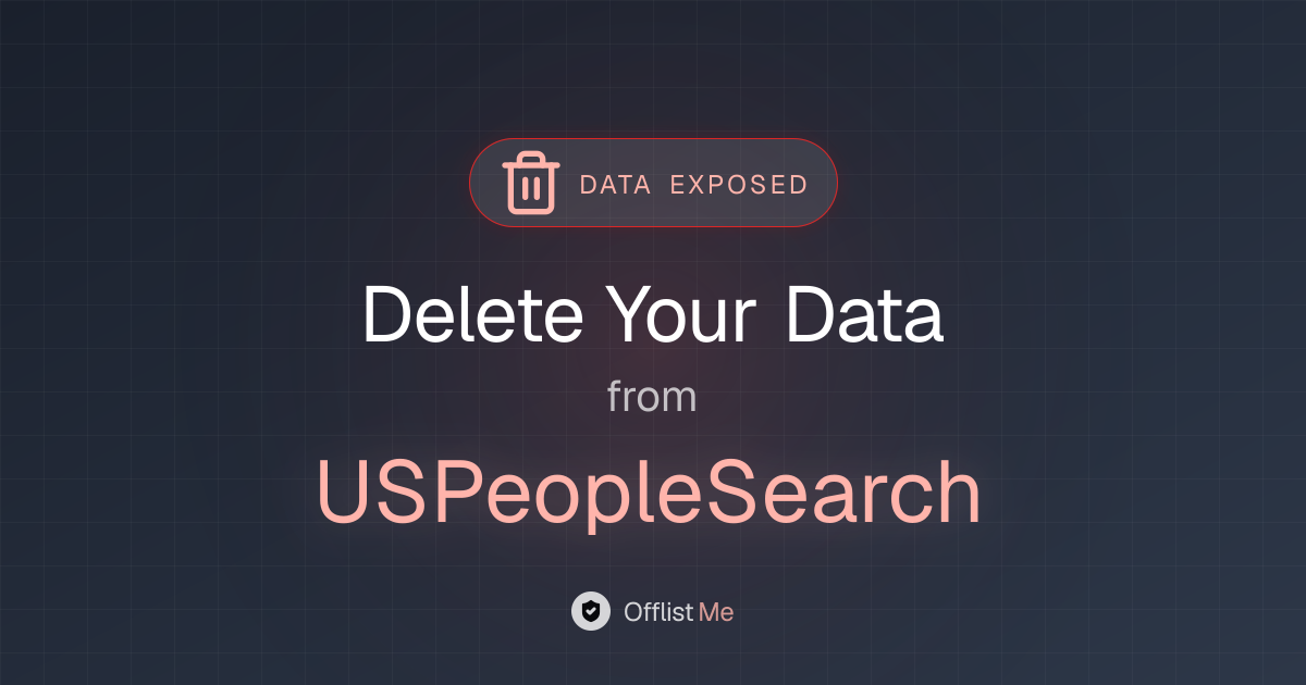 How to remove your data from USPeopleSearch